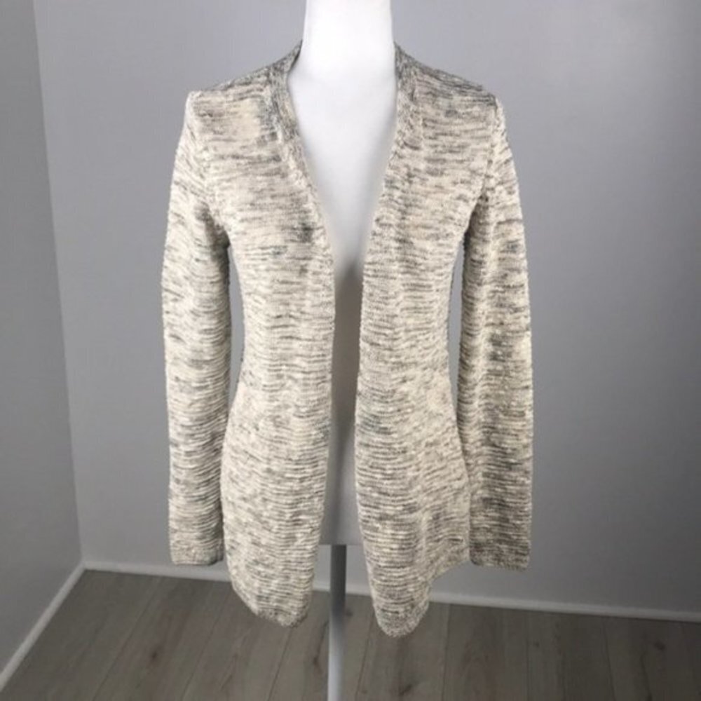 Belldini Metallic Open-Front Cardigan Size M